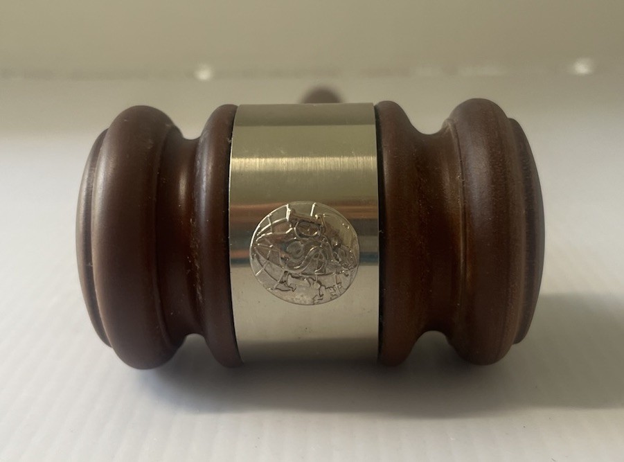 Vintage NIB Wood Wooden Gavel Judge Auctioneer 10” Sale!