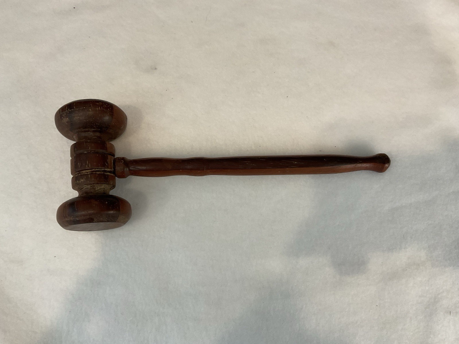 Vintage Wood Gavel 9 Inches For Judge Lawyer Auctioneer Meetings