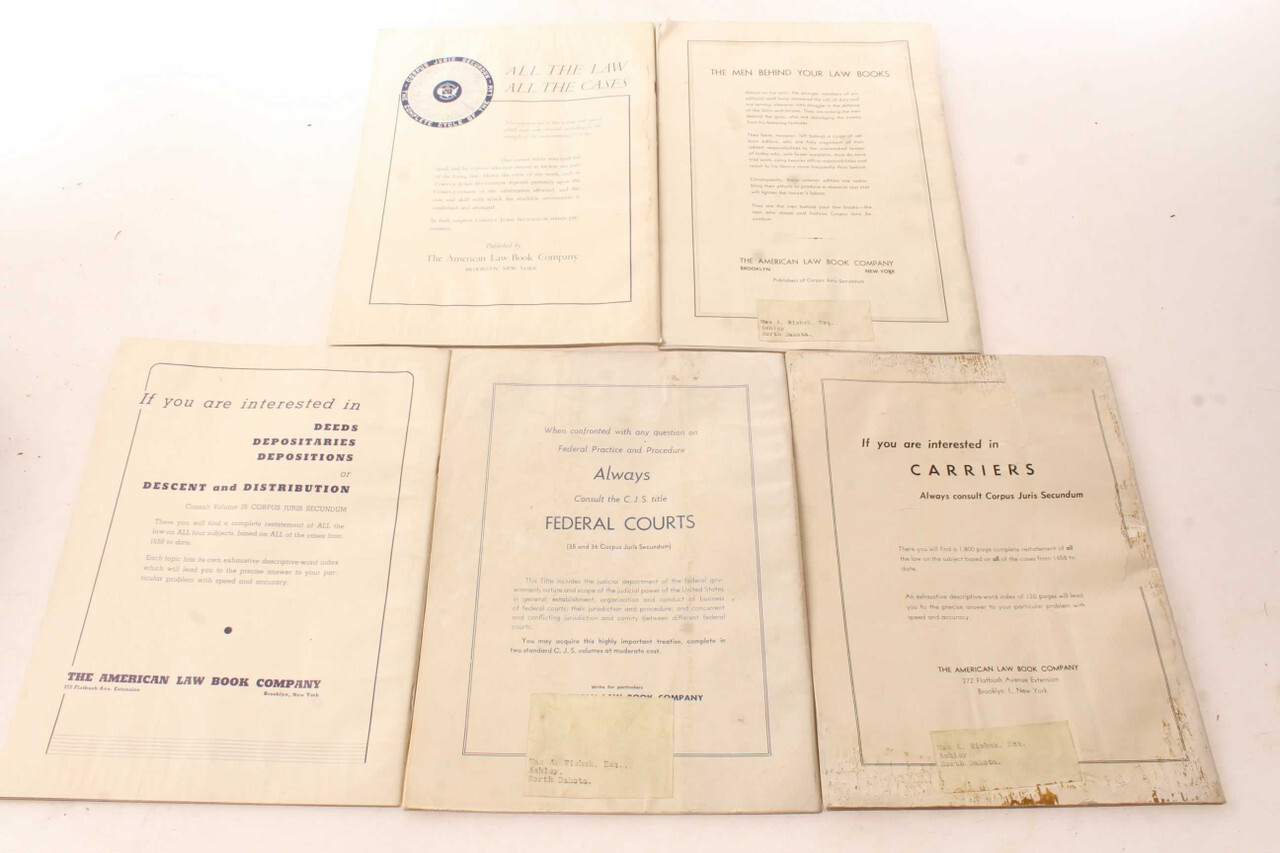 5 Vintage 1940s American Bar Association Journal Magazines Civil War Officer Cov