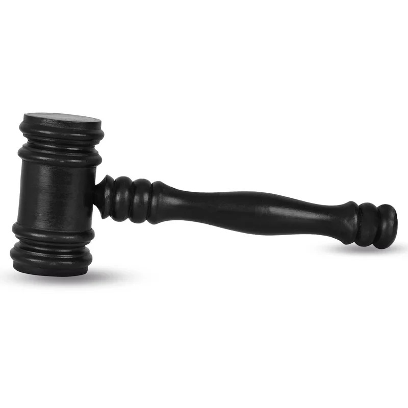 Universal Gavel – Black Handcrafted Wood