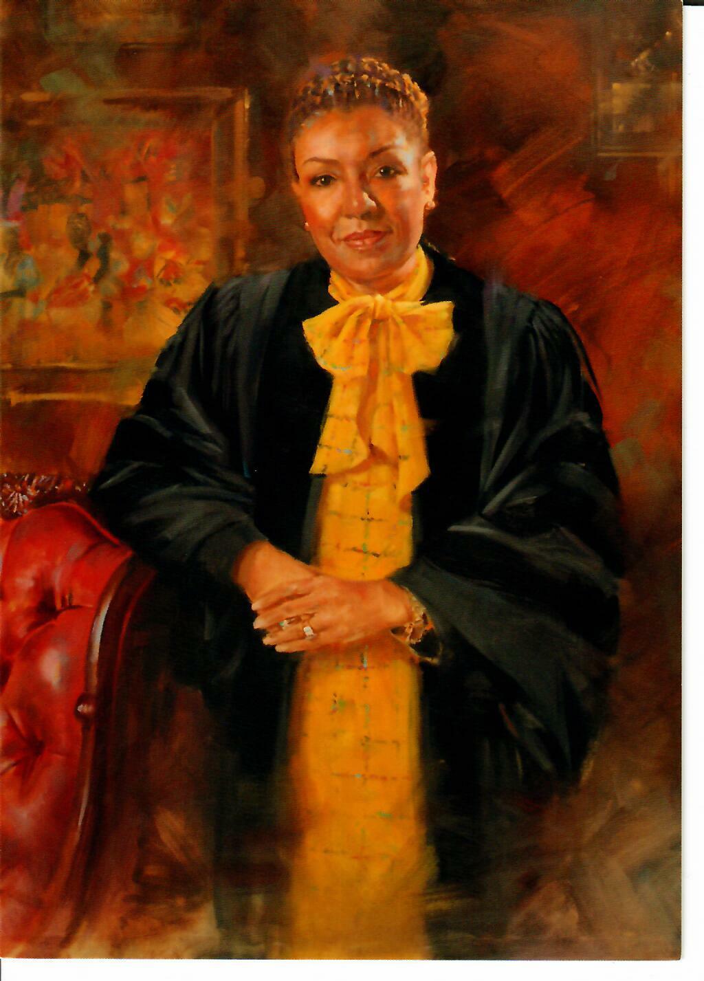 «1st Woman on the Georgia Supreme Court» Leah Ward Sears Hand Signed Card COA