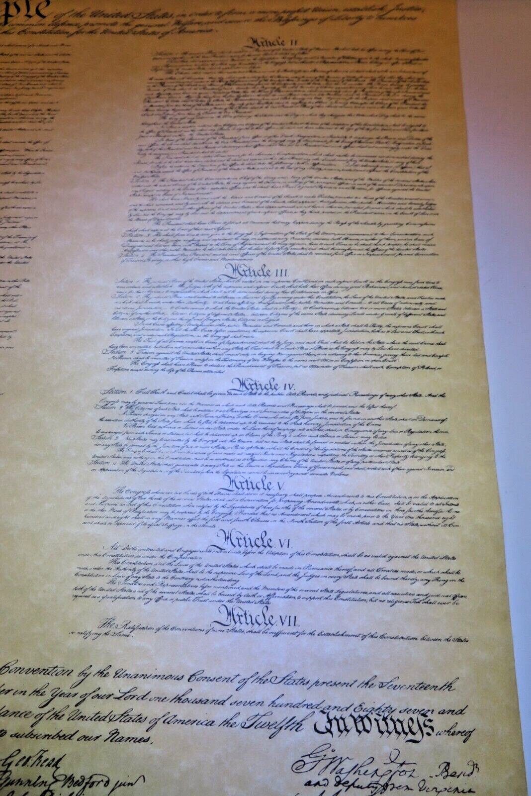 1787 United States CONSTITUTIONS (TWO) «We The People» Replica Kmart Rubbermaid®