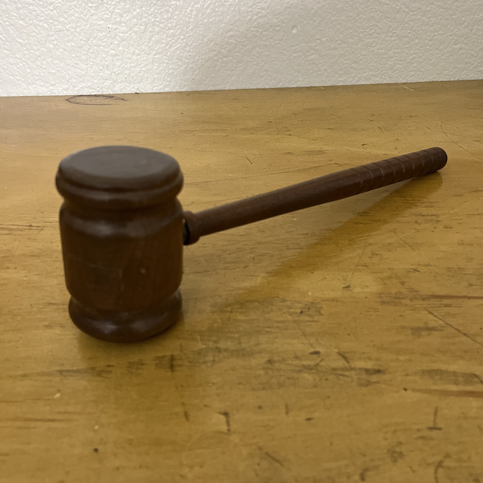 Wood 12.5” Gavel Judge Lawyer Auctioneer Solid Wood