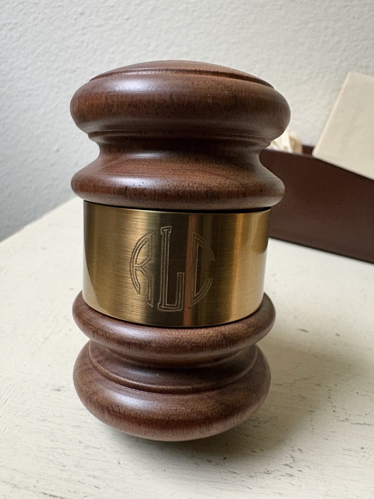 Vintage Heritage Wooden Gavel Judge Auctioneer Mallet 5 Gram New In Box