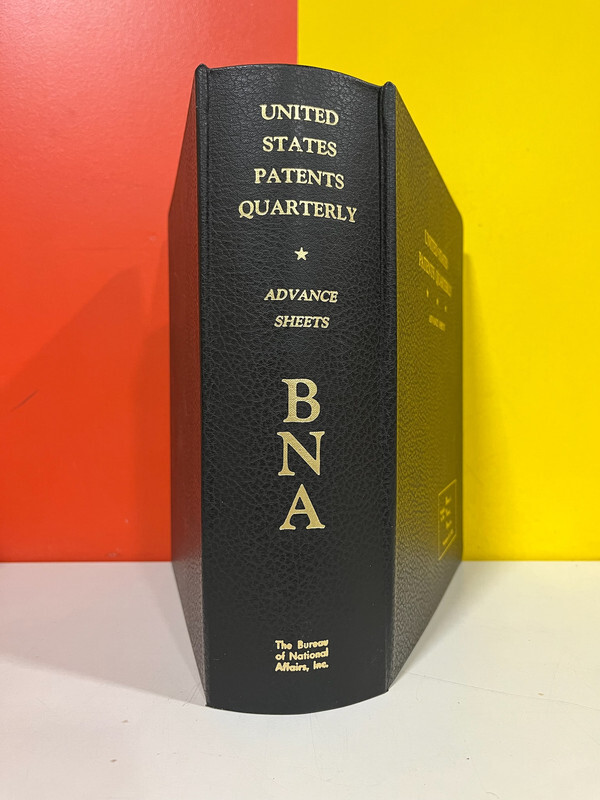 Bureau Of National Affairs, Inc United States Patents Quarterly Advance Sheets