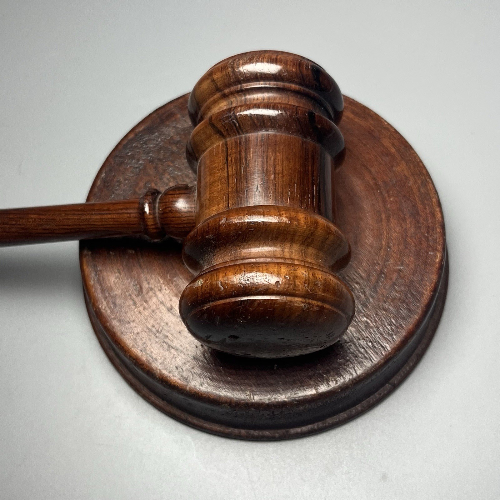 Handcrafted Antique/Vintage Wooden Gavel And Sound Block