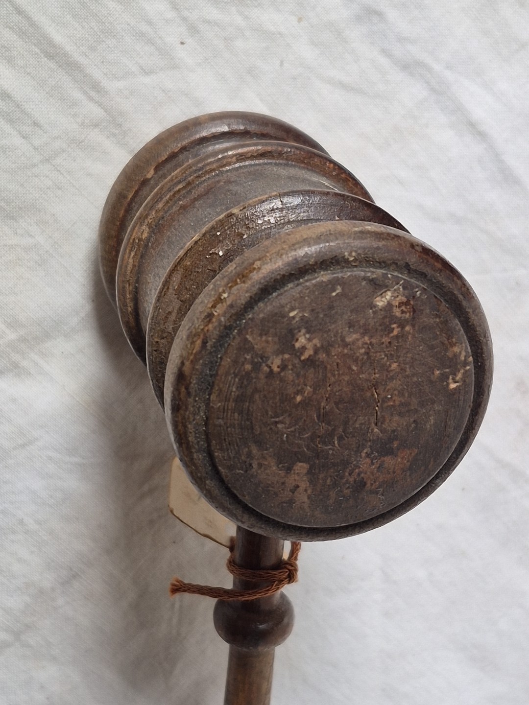 Vintage Antique Wooden 10.5″ Gavel Collectible Judge Auctioneer Wood Historical