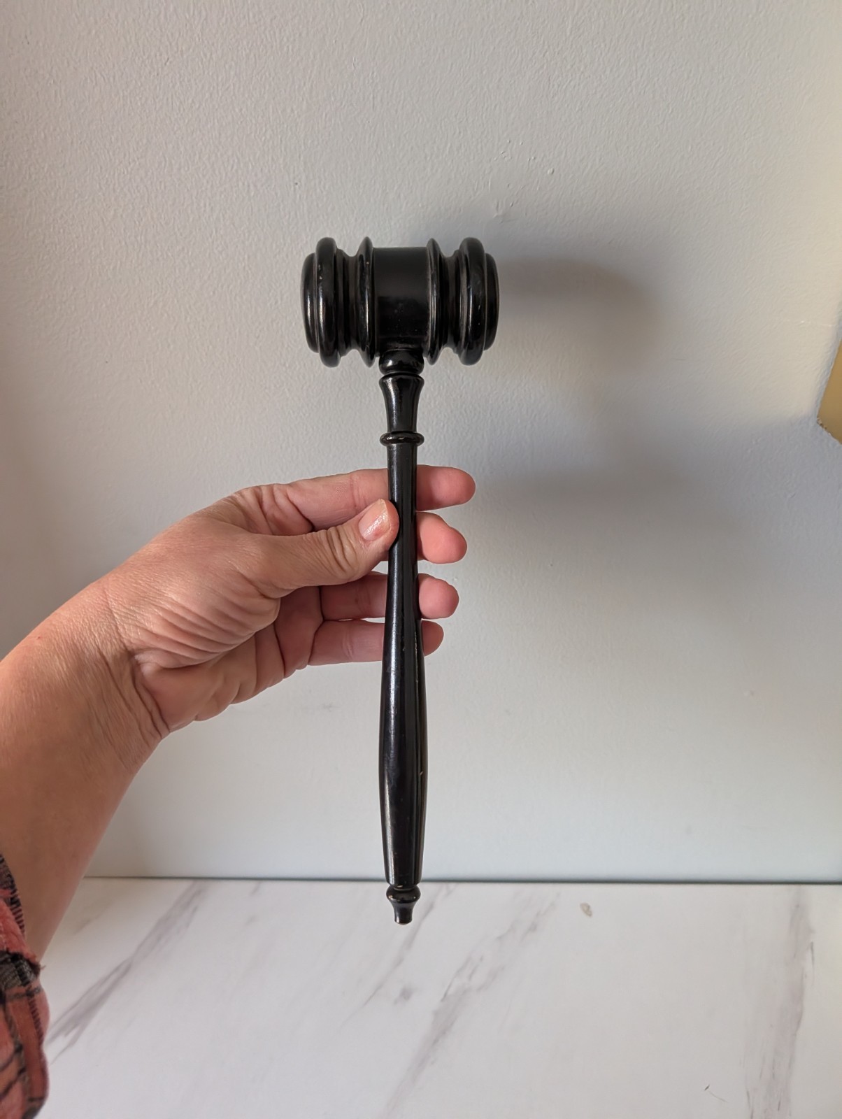 Vintage Black Gavel Mallet