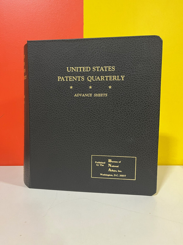 Bureau Of National Affairs, Inc United States Patents Quarterly Advance Sheets
