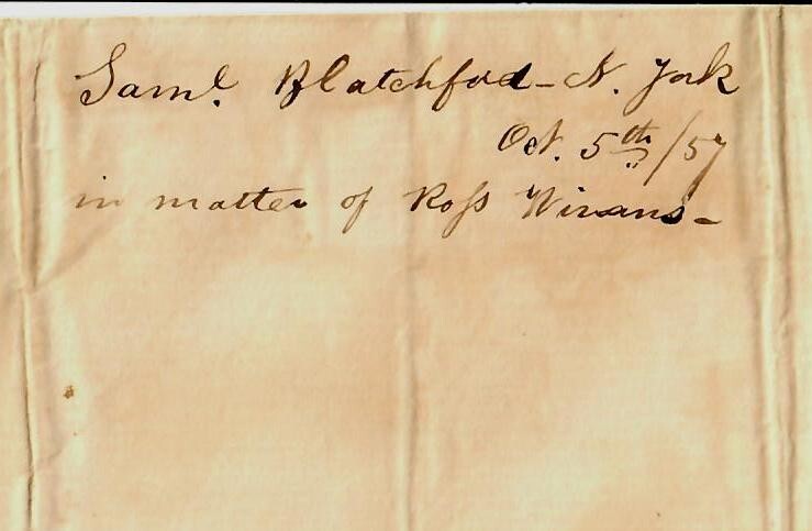 «19th Century Supreme Court Justice» Samuel Blatchford Hand Written Letter COA