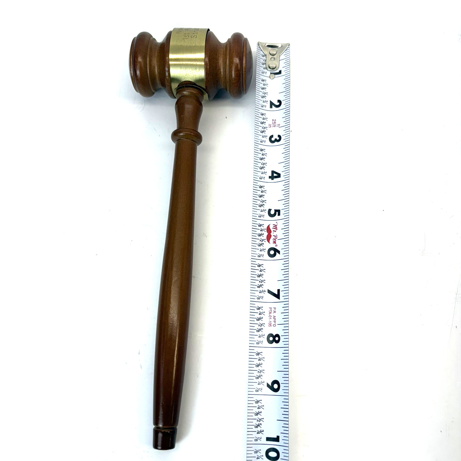 Personalized Wooden Gavel 10′ Novice PF Debate Speaker Award 2018 Trophy