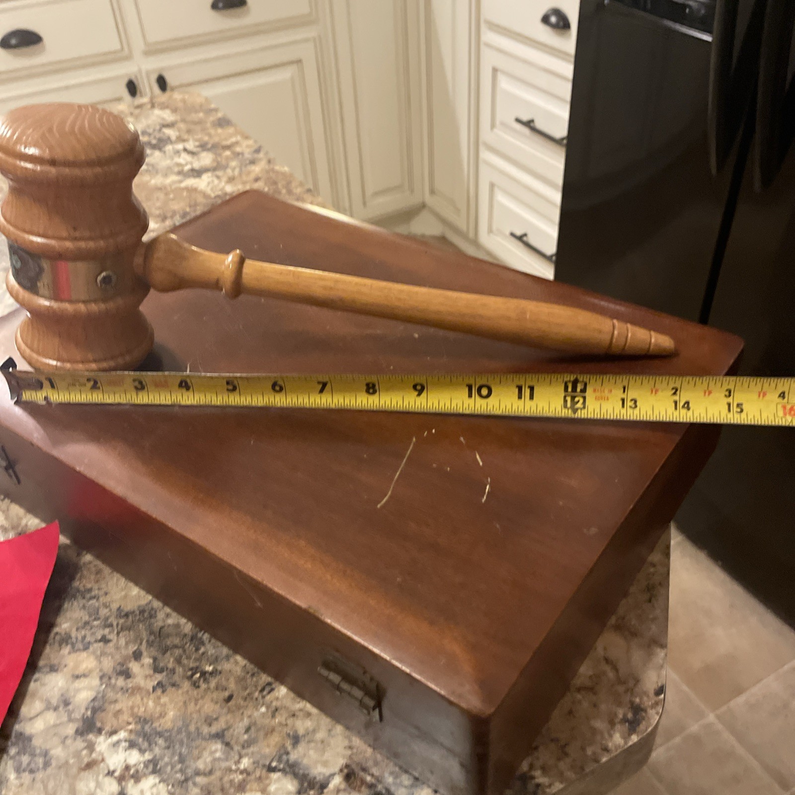 VTG Large Gavel In Appreciation From The Texas Department Of Criminal Justice