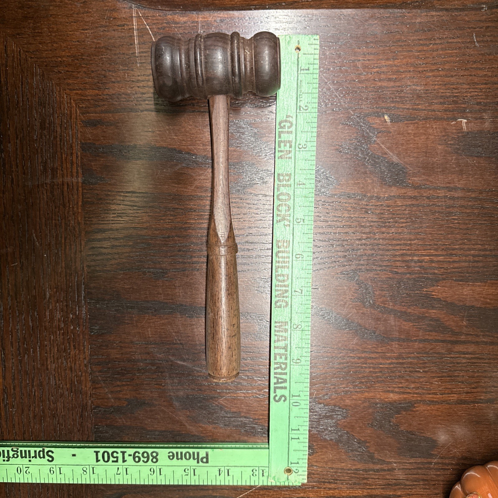 Wood Gavel 9.5” – Court Auctioneer Legal Decor Lawyer