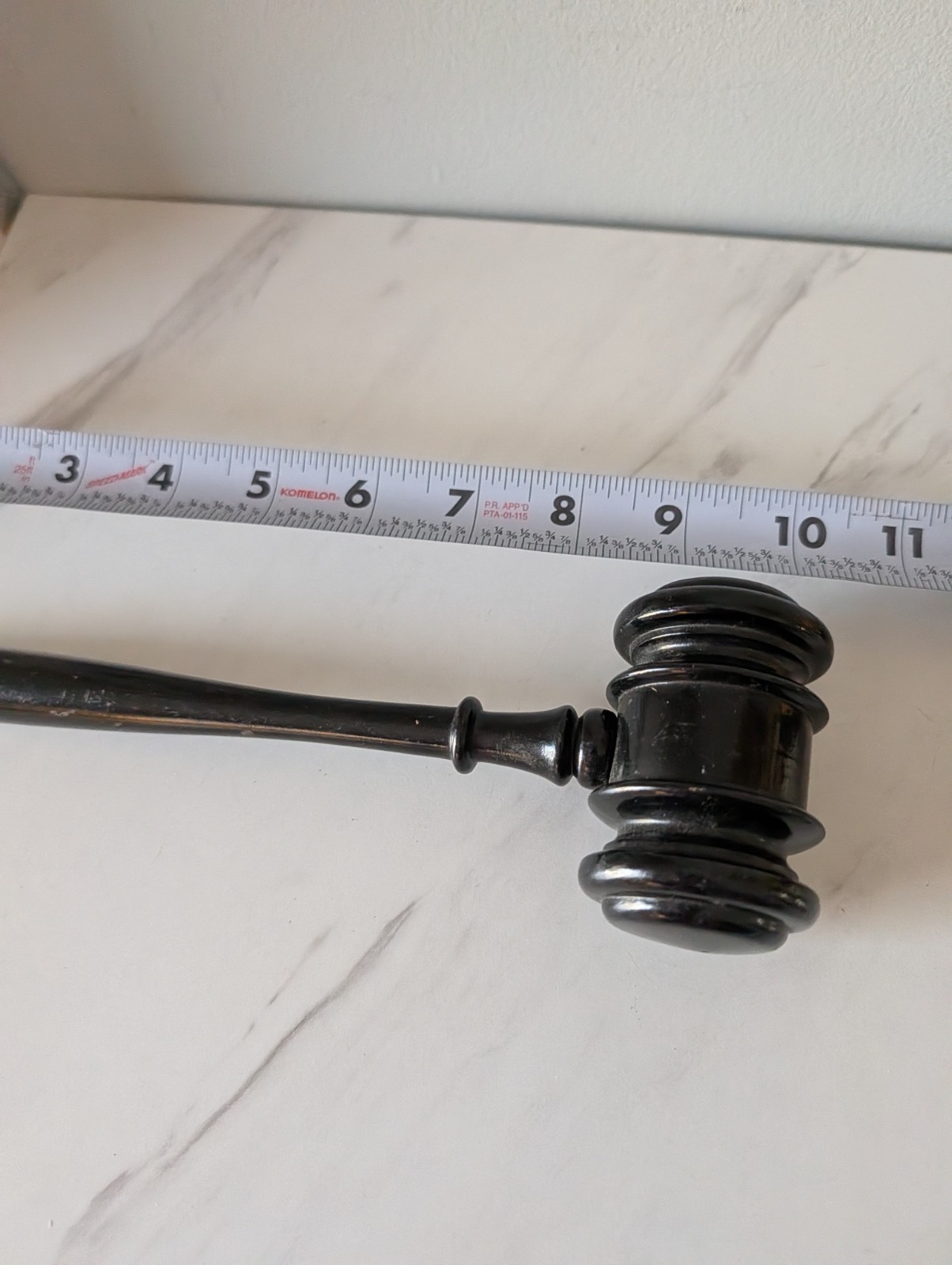 Vintage Black Gavel Mallet