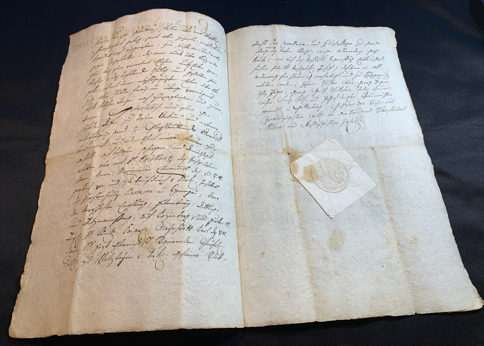 SEALED MARRIAGE CONTRACT 1787 4 pages