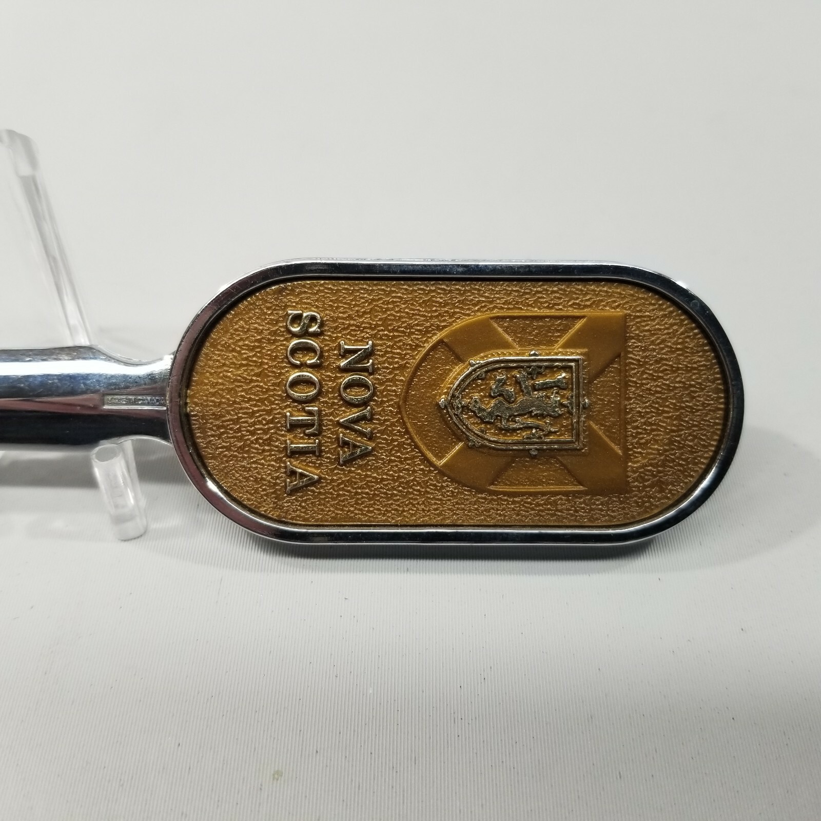 Vintage Nova Scotia Coat of Arms Canada Maple Leaf 7″ Metal Letter Opener