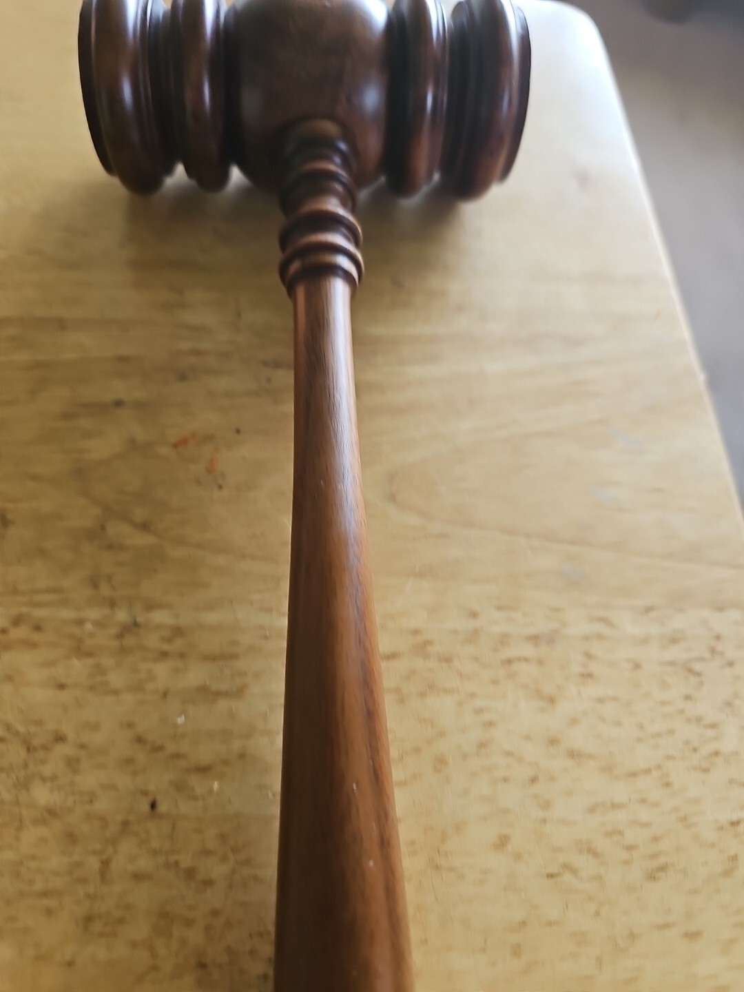 VINTAGE Wood WOODEN Judge Auctioneer Mallet GAVEL 11.5 » Hammer COLLECTIBLE