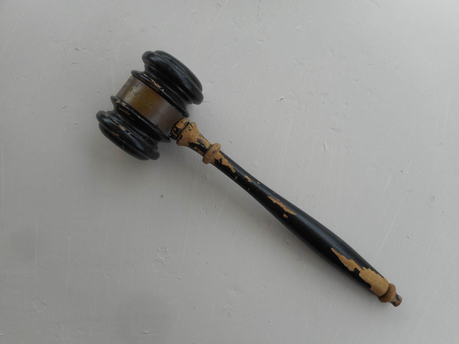 1955 AHAA American Animal Hospital Association Veterinary Judge Gavel Hammer