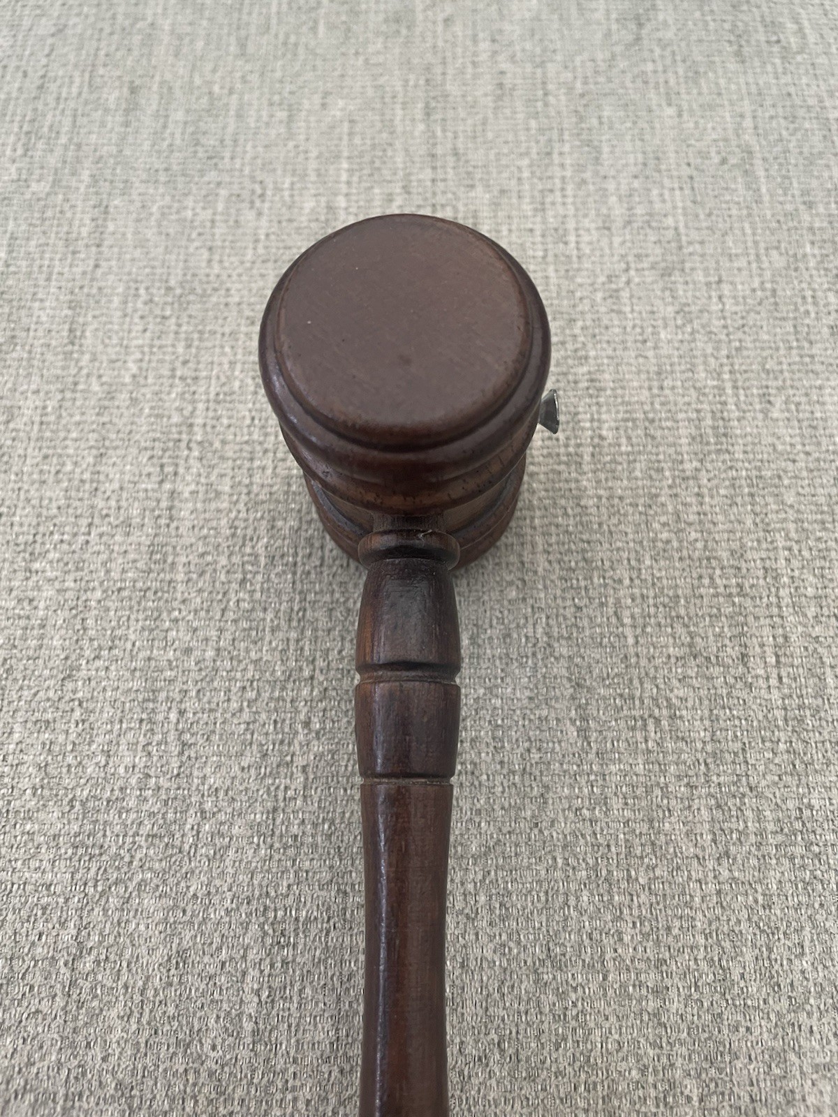 Auction Judge Gavel Hammer Prop Mallet Brown Wood Wooden Judges