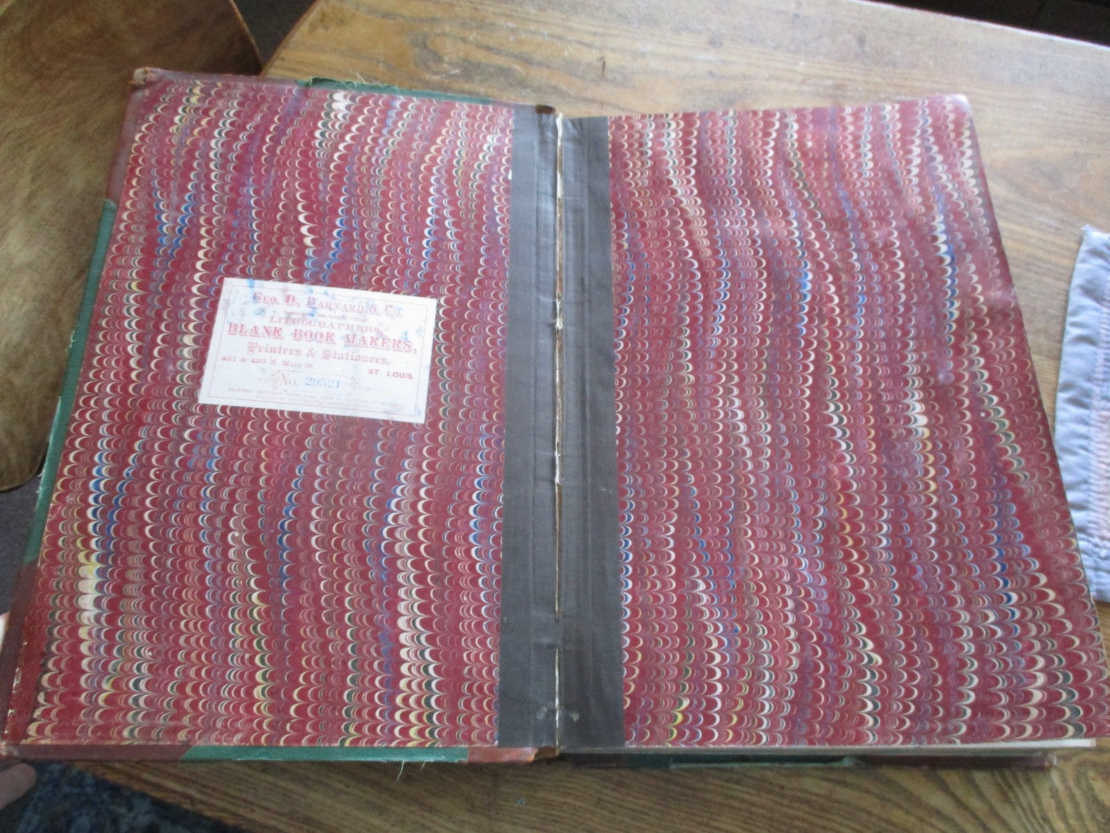 1879 Nodaway County Missouri Circuit Court Clerk’s Docket, large volume