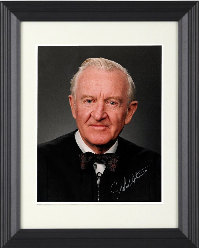 John Paul Stevens Signed/Autograph Supreme Court Justice 8×10 Portrait Photo-JSA