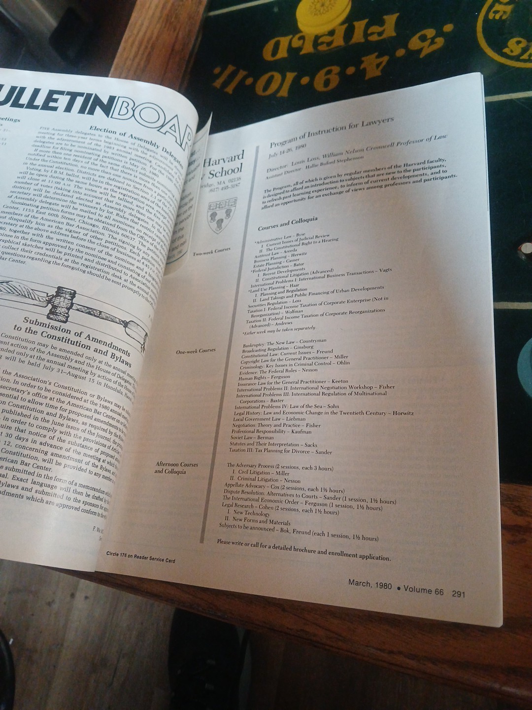 Vintage American Bar Association Journal March 1980