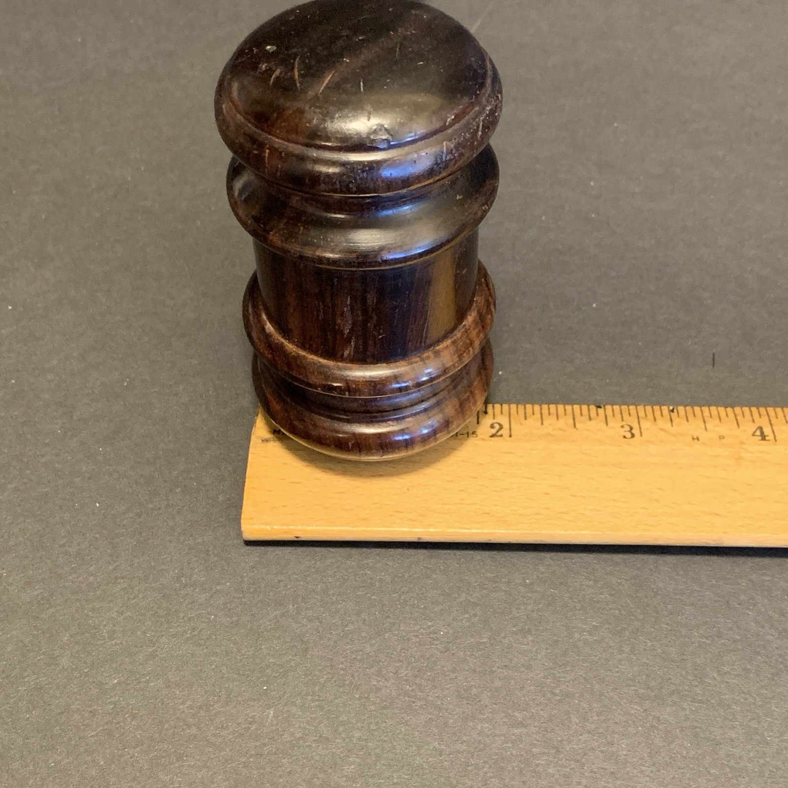 Vintage Wooden Gavel Judge Lawyer Auctioneer Collectible Prop Cosplay Court Wood