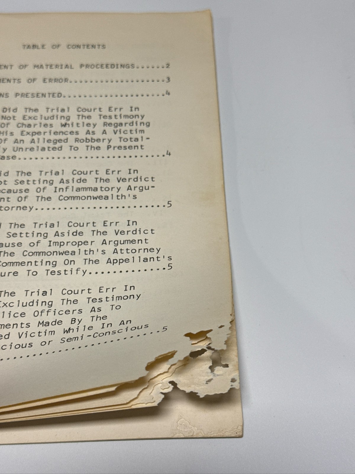 Virginia Supreme Court of Appeals Brief 1971 Ernest Shifflett Record 7782