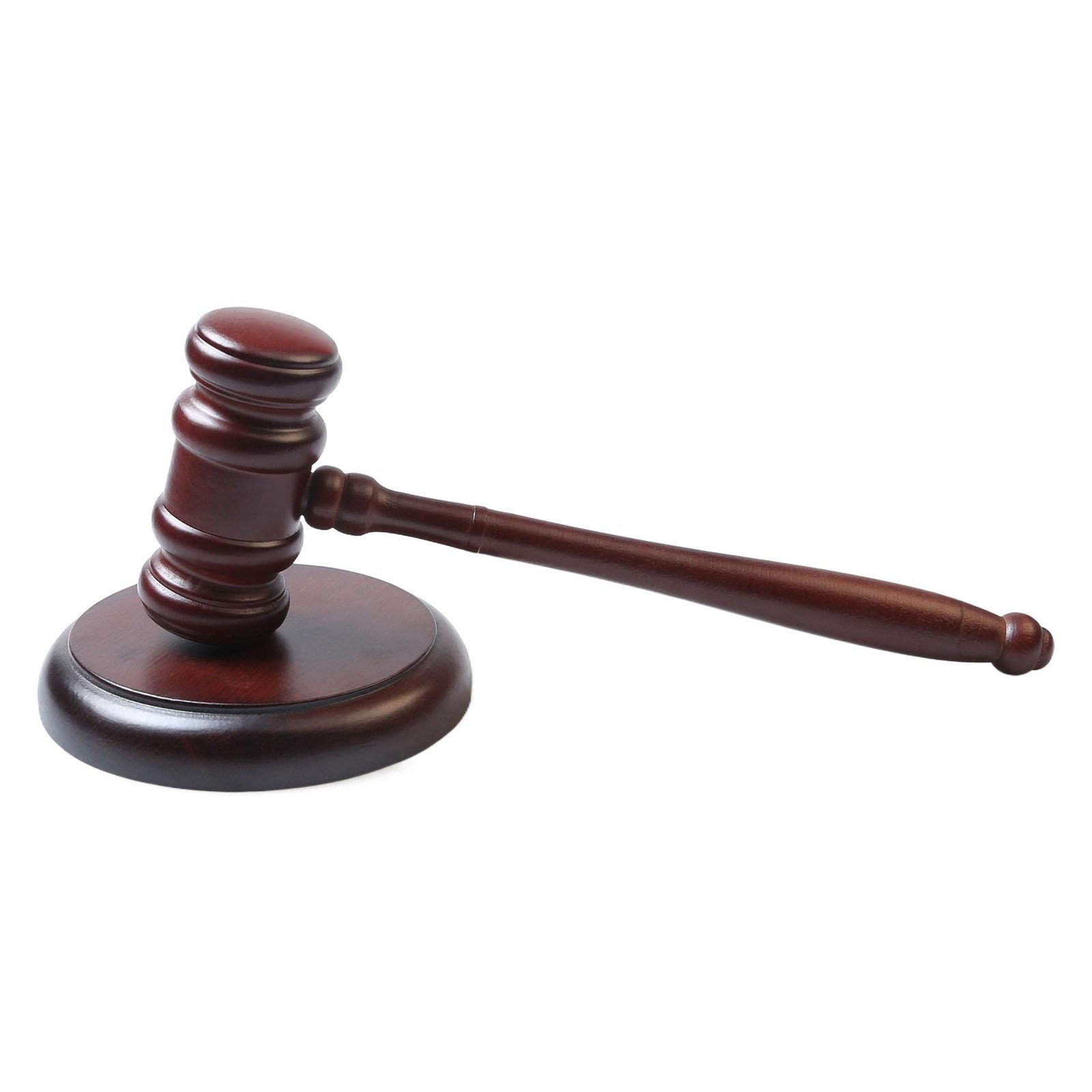 Handmade Wooden Gavel and Block Set Perfect for Lawyer Judge Auction Sale