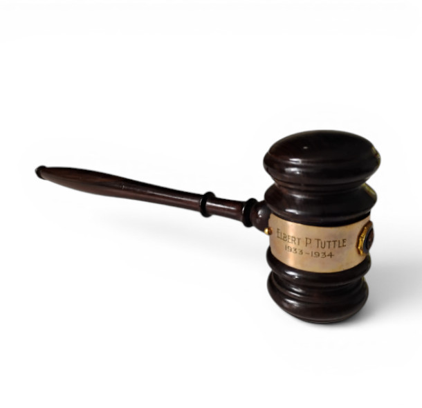 Judge Elbert Tuttle American Legion Fulton County Post 134 Commander Gavel 1934