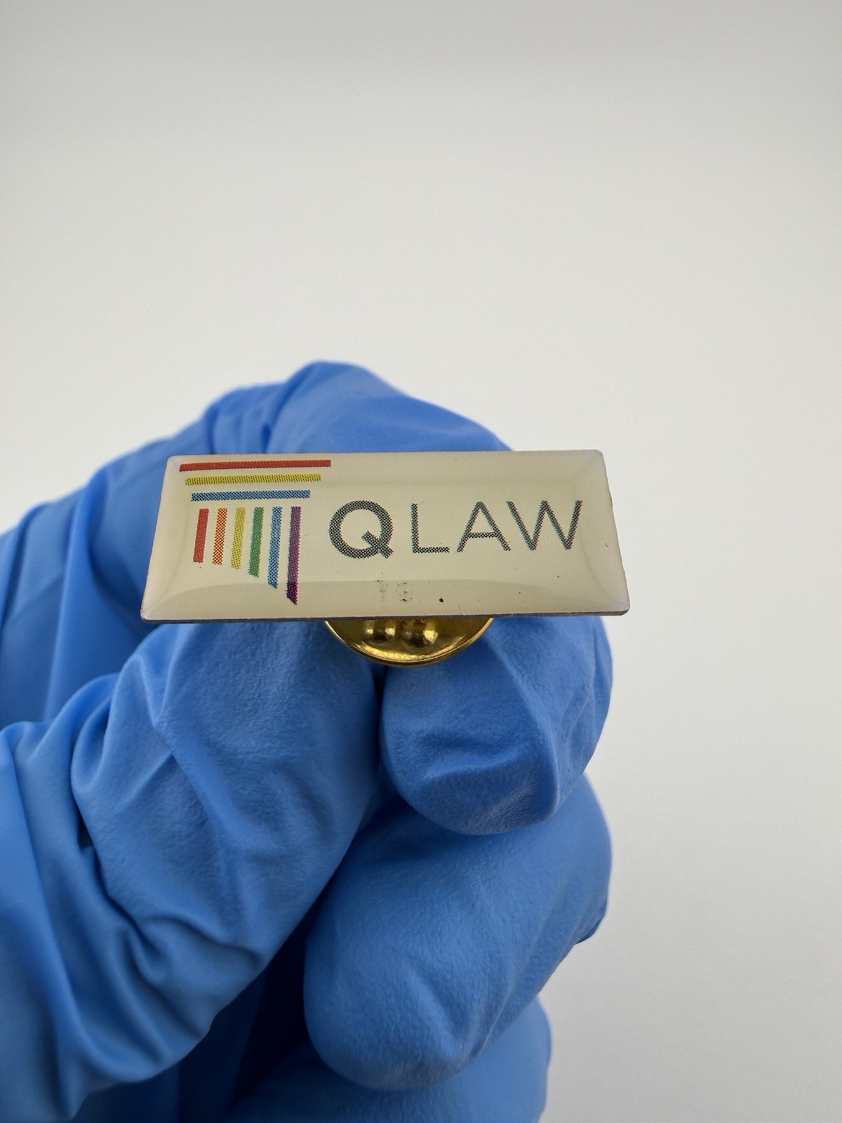 QLaw Rainbow LGBTQ+ Legal Professionals In Washington State Enamel Lapel Pin