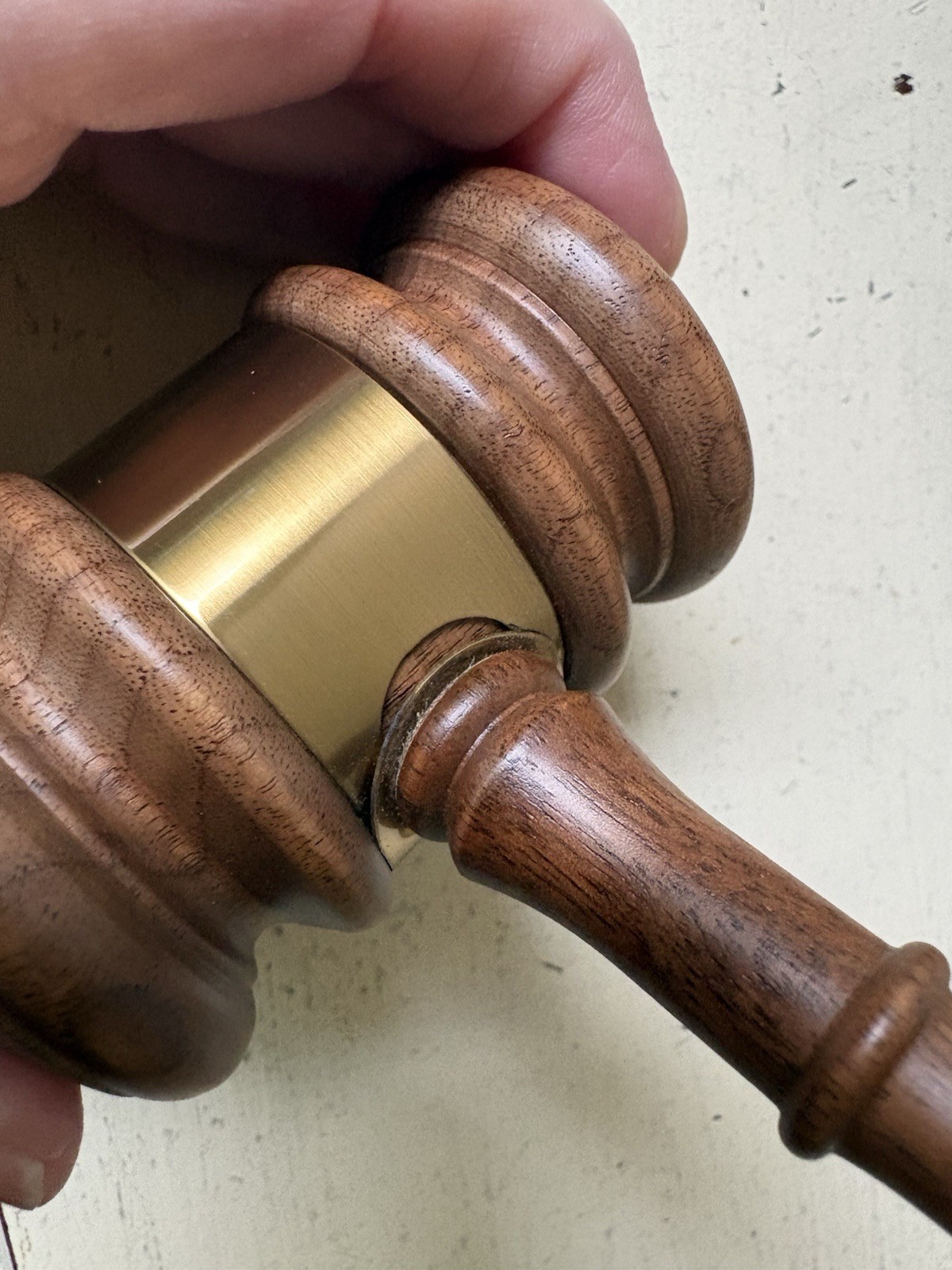 Vintage Heritage Wooden Gavel Judge Auctioneer Mallet 5 Gram New In Box