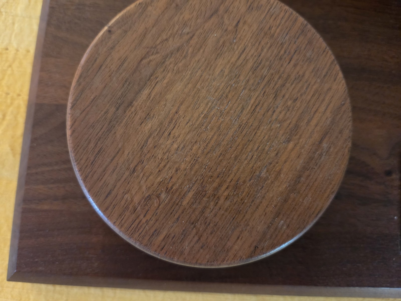 Commemorative Gavel Set On Wooden Plaque