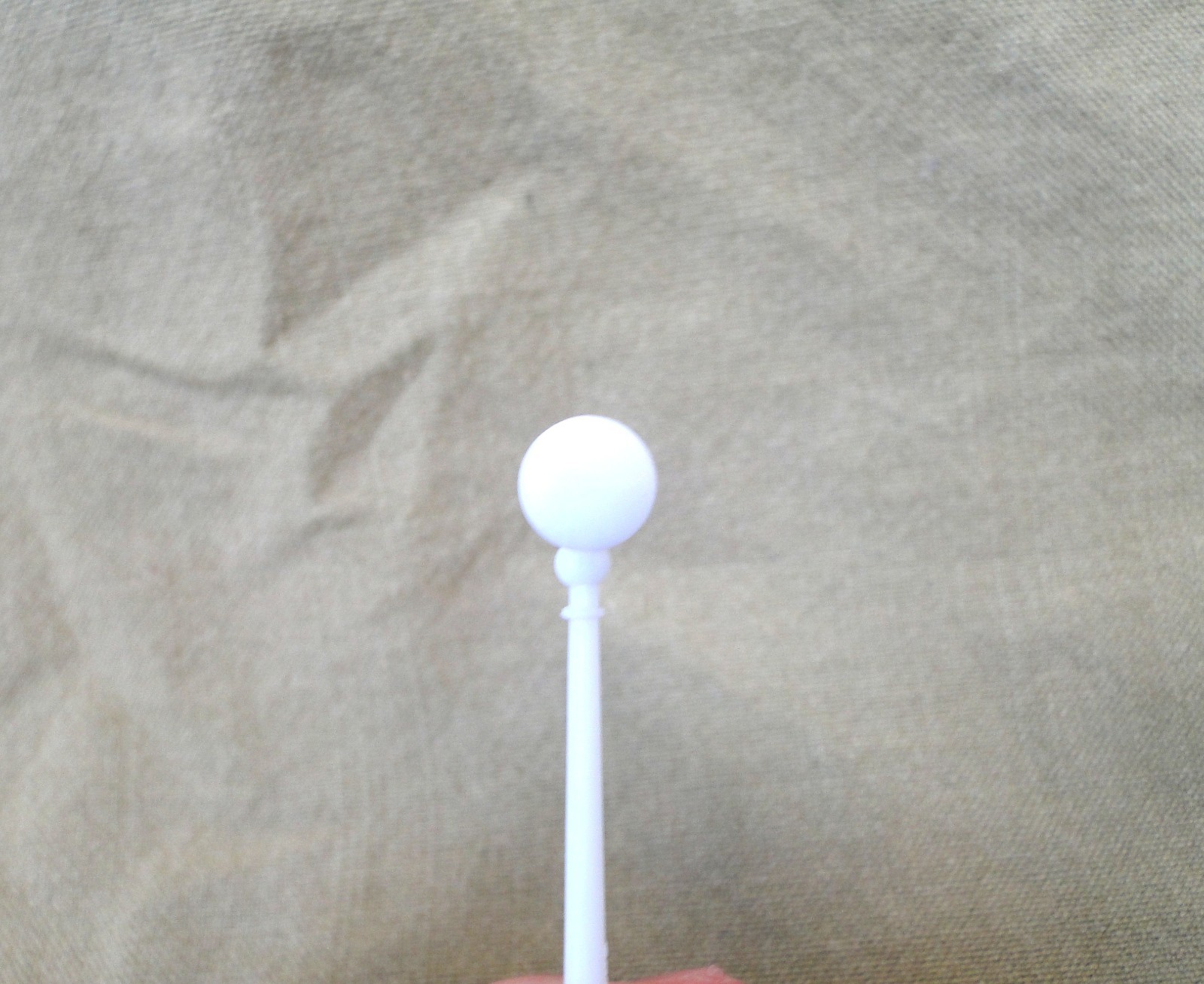 Mini White Plastic Gavel