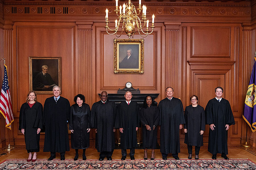 UNITED STATES SUPREME COURT 2022 PORTRAIT 8×12 GLOSSY PHOTO PRINT