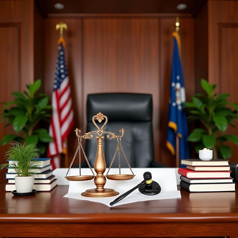 Justice Scale Libra Gavel Set Law Decor Gift Desk Accessory Premium Quality New