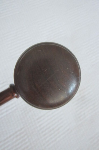 Vintage Wooden Gavel Massachusetts Arms Collectors 1961 1962 President Bicknell