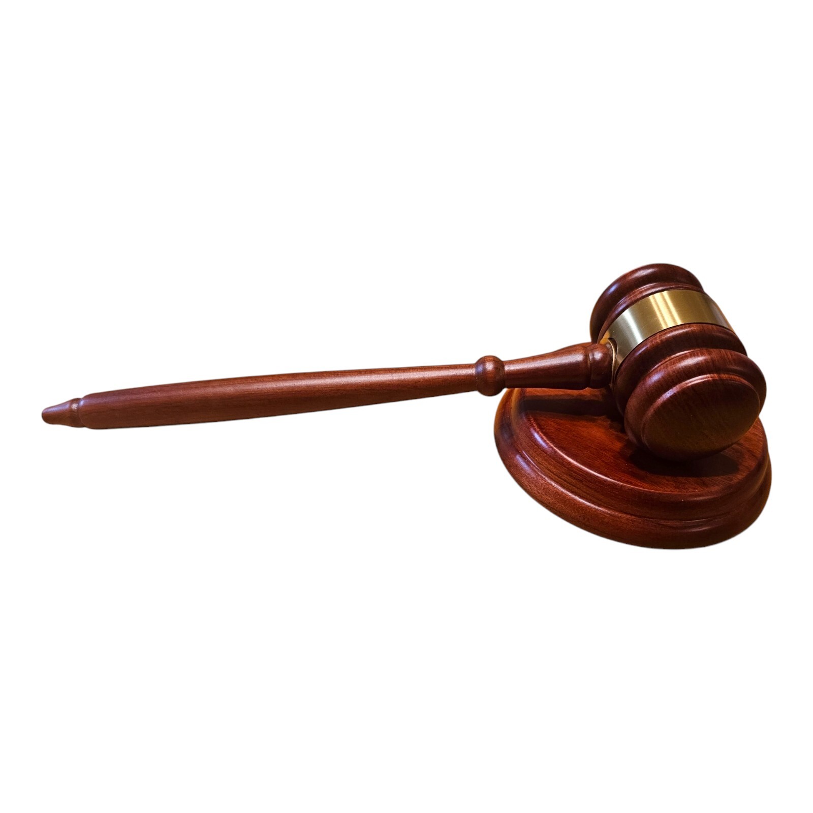 Wooden Gavel and Block Set Judge Lawyer Auction and Meetings