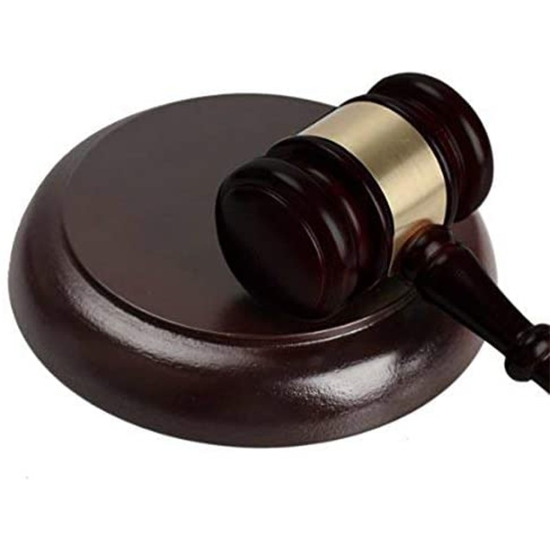 Hammer for Judge Lawyer Auction Elegent Desk Accessory for President of Club