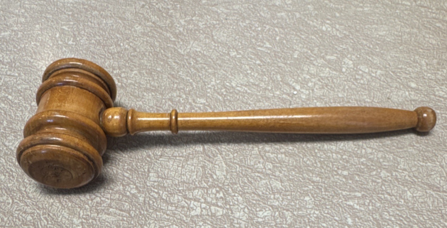 Wooden Gavel Legal Collectible Courtroom Judge Lawyers & Legal Theme