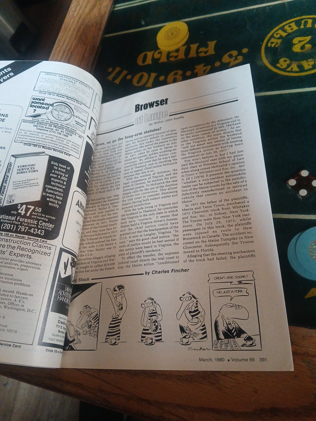 Vintage American Bar Association Journal March 1980