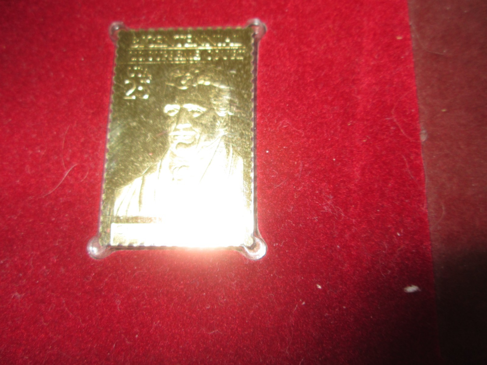 BiCentennial US Supreme Court 25 Cent Gold Tone Stamp John Marshall