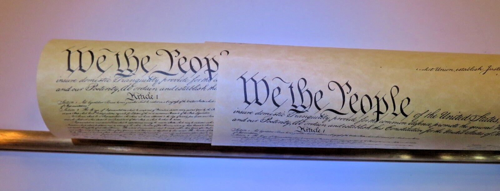 1787 United States CONSTITUTIONS (TWO) «We The People» Replica Kmart Rubbermaid®
