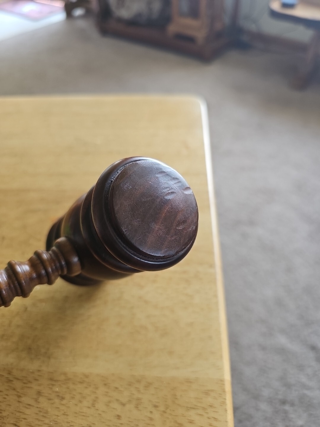 VINTAGE Wood WOODEN Judge Auctioneer Mallet GAVEL 11.5 » Hammer COLLECTIBLE