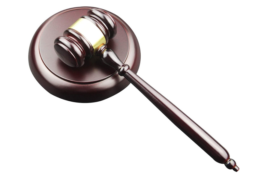 Handmade Wooden Gavel Block Gift Lawyer Judge Court Room Executive Auction Sale