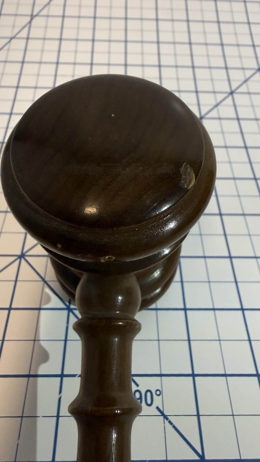 Antique Vintage Wood Gavel Hand Crafted Judge Court Auctioneer Mallet Hammer