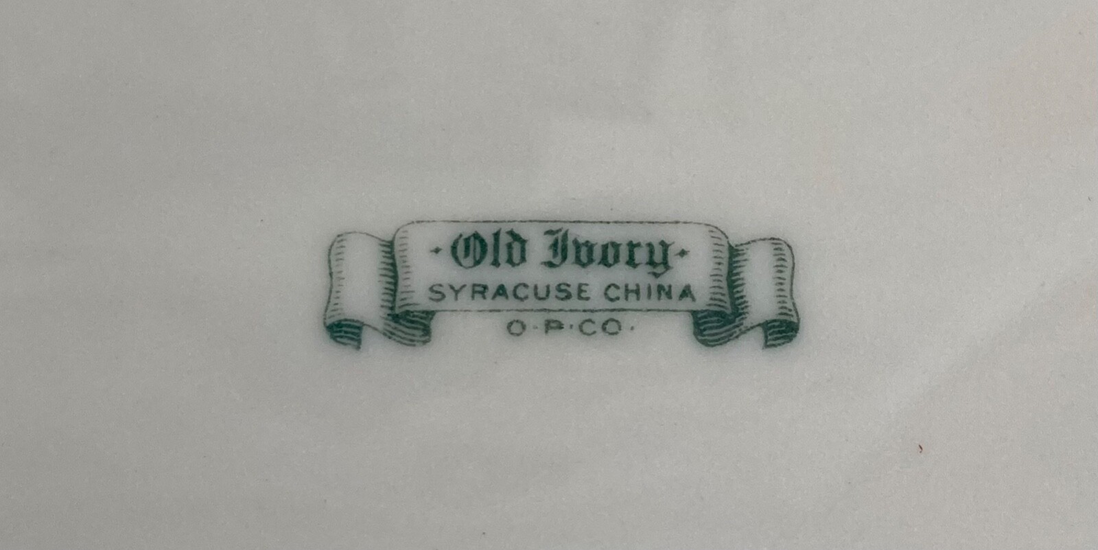 RARE Official China from US Supreme Court Private Dining Room Old Ivory Syracuse