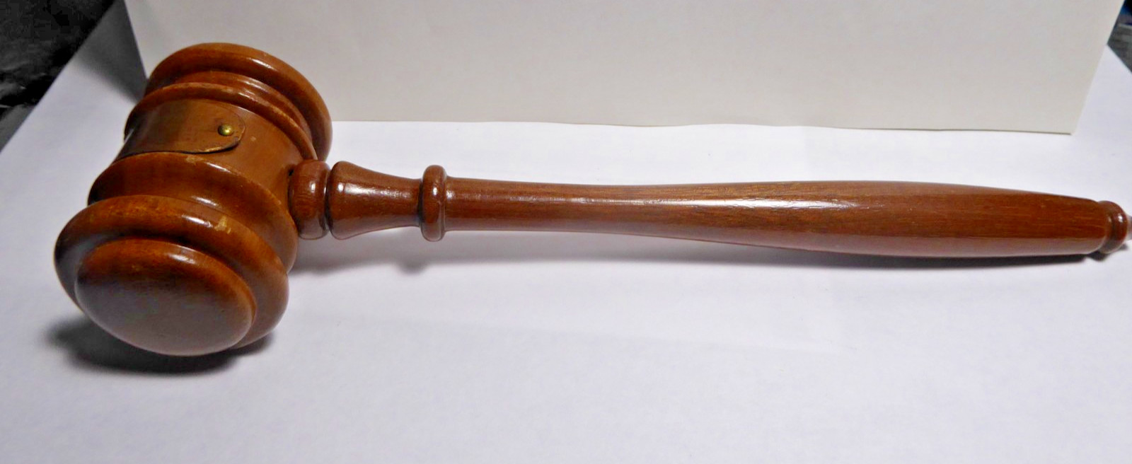 VTG Wooden Gavel Wood Judge Auctioneer Mallet 10» Meeting Hammer w/sound block