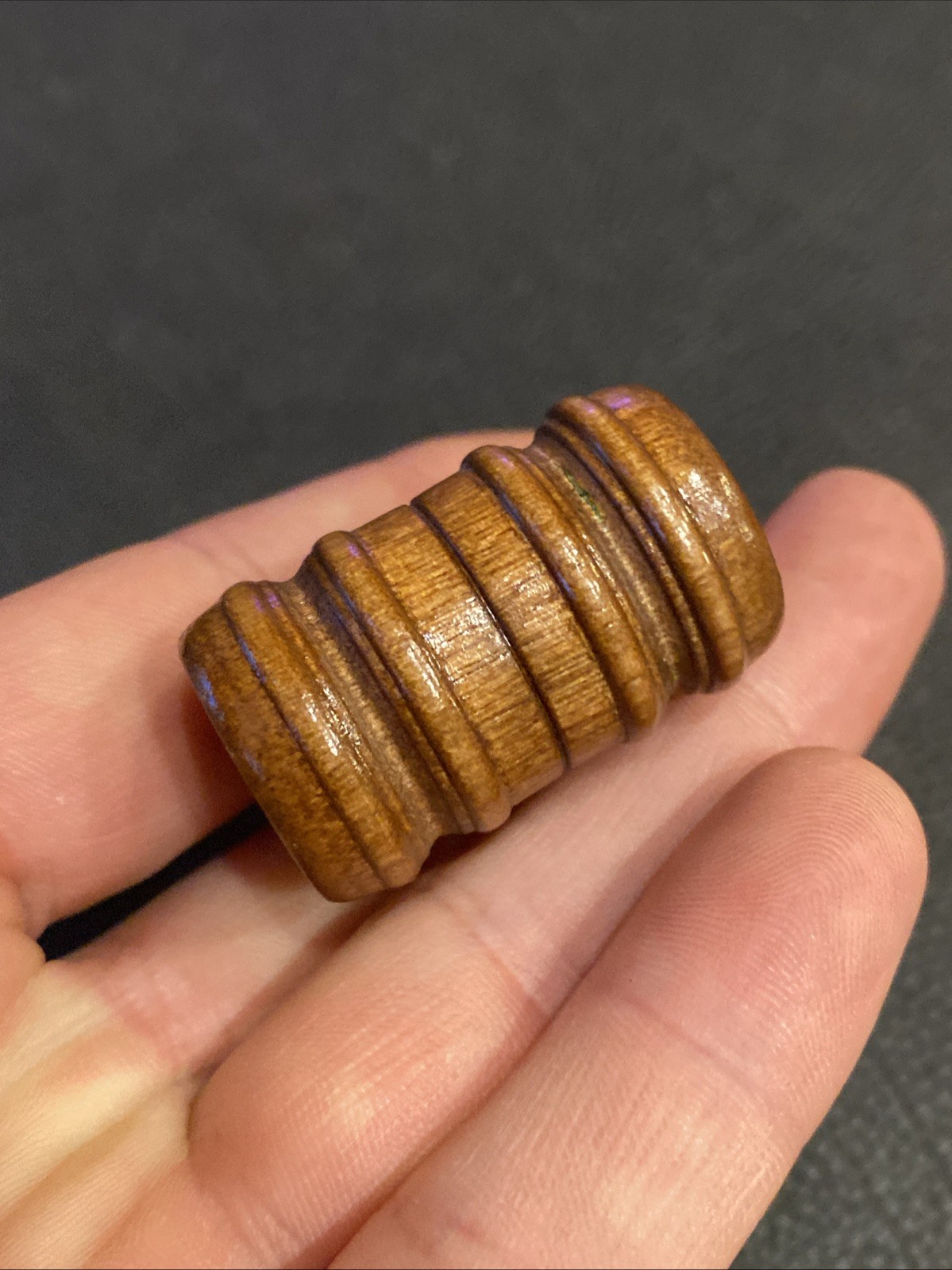 VTG 1960s VFW LOGO MINI TURNED WOOD GAVEL JUDGE’S GAVEL VETERANS OF FOREIGN WARS