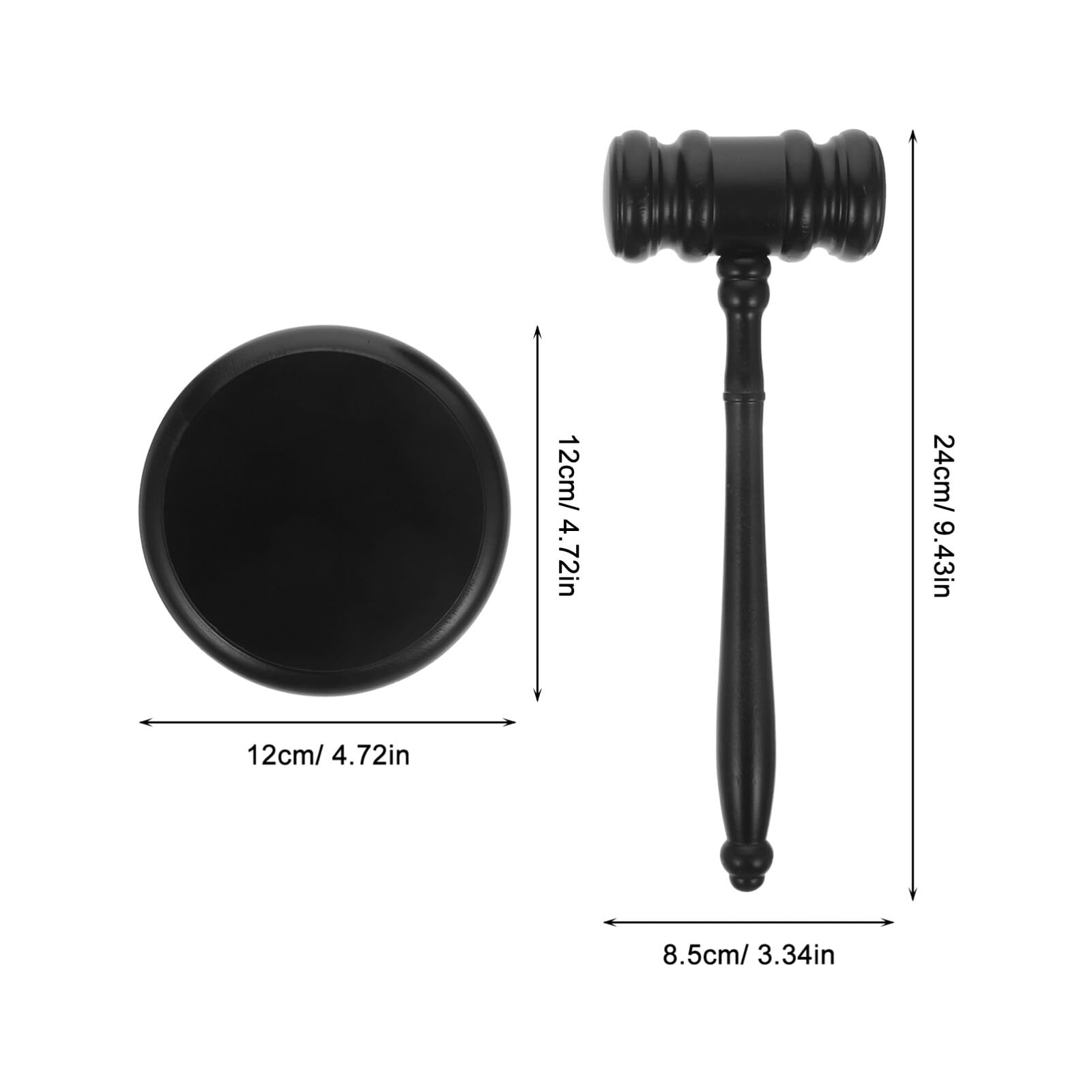 1 Set Gavel and Block Set Wooden Judge Hammer Gavel Sound Block Court Hammer …